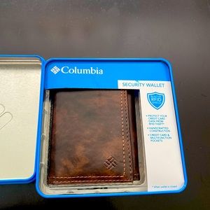 Columbia Tri Fold RFID Security Wallet